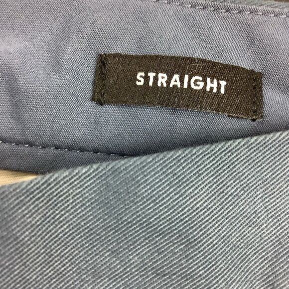 J Crew Mercantile Flex Pants Men's 33x30 (33x29) Straight Leg Chino Blue Stretch - Picture 9 of 14